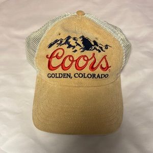 Coors Corduroy Trucker Hat